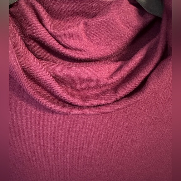 Torrid Burgundy Purple Jersey Mock Neck Bodycon Midi Dress Size: 1X - Picture 8 of 8